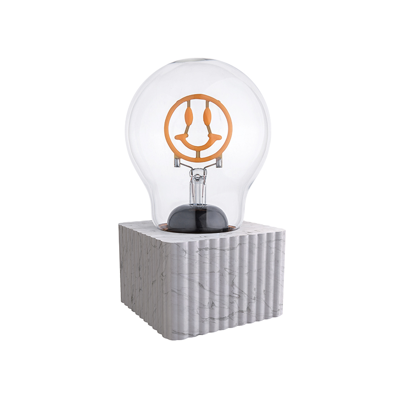 Dekorere bordlampebase (Glas Integreret kalk) Dekorere bordlampebase (Glas Integreret kalk)