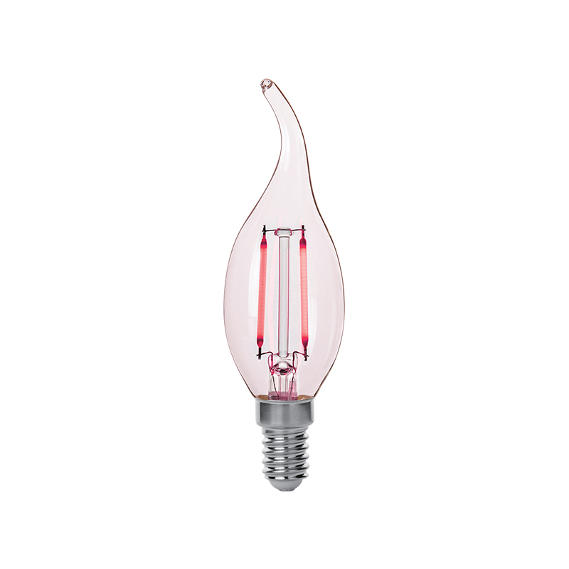 LED filamentpære (farvelys)